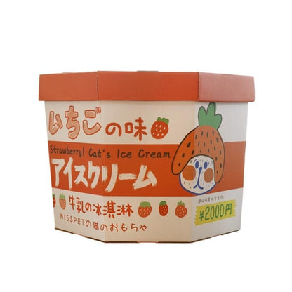 Scratchy Fun Cat Ice Cream House – Strawberry & Vanilla Milk Designs